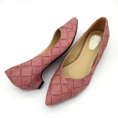 Lunivop Women's Pointed Toe Pumps Spring Autumn Shallow Slip On Women Low Heel Pumps Office Lady Casual Single Shoes