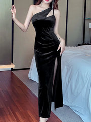 Hnewly club outfits Women Elegant Bodycon Midi Party Dress Sleeveless Slim Vintage Prom Black Vestidos Female Fashion Sexy Club Robe Clothes