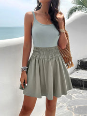 Hnewly Elegant Women Dress Summer New Spaghetti Strap Casual Streetwear Beach A Line Mini Short Dresses Female