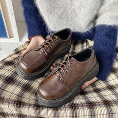 Hnewly Japanese School Uniform shoes Jk Student Shoes Girls Women Kawaii Lolita Soft Girl Round Toe lolita Platform Mary Jane Shoes