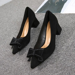 Hnewly Woman Pumps on Heeled Moccasins With Bow Fashion Trend Beau Today Lastest Comfortable and Elegant Shoes for Women 39 Spring