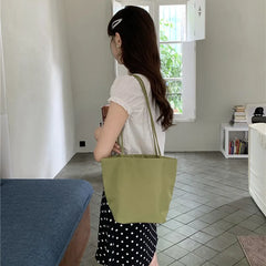 Hnewly Casual Nylon Bucket Bags for Women Handbags Fashion Designer Bag NEW Shoulder Bag Soft Light Tote Shopper Purse Female Tote Bags