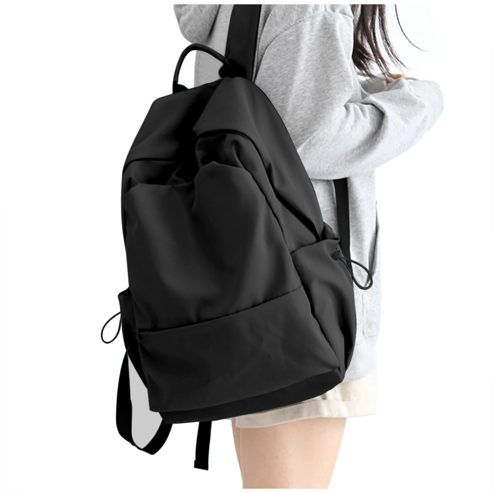 Lightweight Spine Care Backpack for Middle and High School Students, Backpacks for Teen Girls Preppy Casual Middle School Bag.