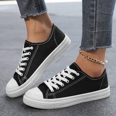 Lunivop Spring Autumn Canvas Shoes Unisex Casual Breathable Student Sneakers Korean Style Versatile Plain Color Men's Women's Shoes