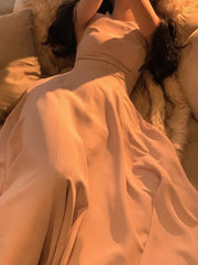 Hnewly winter club outfits Fashion New Women Elegant Casual Midi Party Dress Sleeveless A-Line Solid Chic Birthday Prom Vestidos Female Clothes Robe Mujers