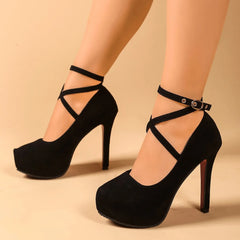 Hnewly Fashionable New Waterproof Platform Comfortable Casual Sports Women's Shoes Spring/Autumn Elegant Sexy Banquet High-heeled Shoes