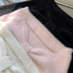 Hnewly trashy outfits Spring Elegant Pullover Women Casual Solid Korean Style Long Sleeve Knitted Sweater Sweet Soft Sweater Female Y2K Crop Tops