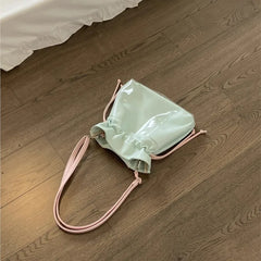 Hnewly Drawstring Lucky Charm Ita Bag Ladies Fits 10-15cm Doll Crossbody Purse Women Compact Versatile Outing Transparent Shoulder Bag