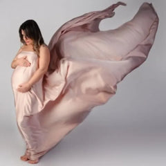 Hnewly Maternity Photography Silk Fabric - Satin Wrap & Draping for Pregnancy Photos - Baby Shower Maternity Dresses Photoshoot