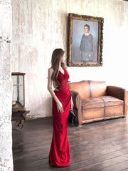 Hnewly Women Dresses Flowers Sleeveless Backless Halter Hollow Out Slim Bandage Vintage Elegant Sexy Party Dress Female