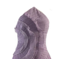 Hnewly Fashion Folds Irregular Dress Women's Halterneck Sleeveless Tierred Casual Dresses 2025 Summer New Tide