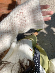 Hnewly Open Knit Cardigan for Women Long Sleeve V-neck Button Up Sweater Jacket Autumn Winter Ladies Slouchy Casual Outfit