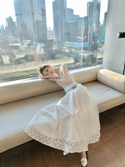 Hnewly Spring Sleeveless Strap Midi Dress Women Beach Style French Elegant One Piece Dress Korean Fashion Clothing Retro Y2k