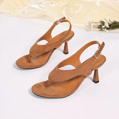 Hnewly Women Sandals Fashion High Heels Sandals For Summer Women Shoes Ankle Strap Heel Zapatos Mujer Summer Footwear Women Pumps