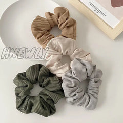 Hnewly 1Pc Warm Color Cute And Sweet French Large Intestine Circle Ponytail Hair Bb Clip Accessory