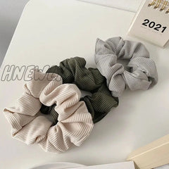 Hnewly 1Pc Warm Color Cute And Sweet French Large Intestine Circle Ponytail Hair Bb Clip Accessory