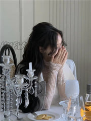 Hnewly 2 Piece Dress Set Women Casual Elegant Vintage Black Midi Korean Clothes Y2K Crop Top Short