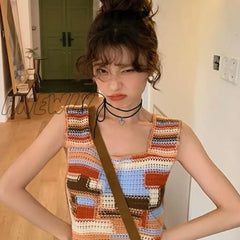 Hnewly Alloy Heart Necklace With Tie Up Rope Simple Hollow Pendant Clavicle Chain Women Girl Dainty