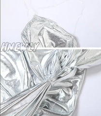 Hnewly Backless Maxi Eventing Dress Women Hollow Out Off Shoulder Sexy Club Party Outfits Business