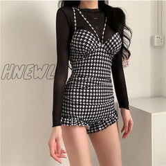 Hnewly Bikini Sets Women Backless Sexy Slim Ruffles Summer Beach Style Classic Ulzzang Ladies