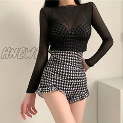 Hnewly Bikini Sets Women Backless Sexy Slim Ruffles Summer Beach Style Classic Ulzzang Ladies