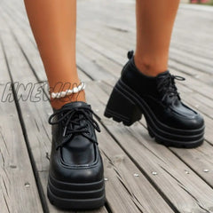 Hnewly - Black Casual Frenulum Solid Color Round Out Door Wedges Shoes (Heel Height 3.94In) Shoes