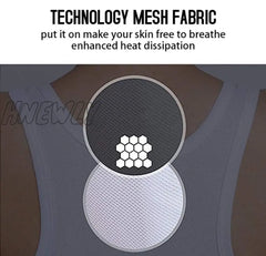 Hnewly Breathable Les Lesbian Undershirt Tomboy Buckle Short Chest Binder Summer Cos Bra Vest