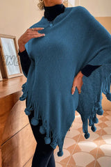 Hnewly - Casual Solid Color O Neck Outerwear(7 Colors) Lake Blue / S Outerwear/Cloak