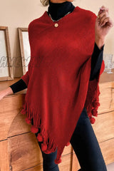 Hnewly - Casual Solid Color O Neck Outerwear(7 Colors) Red / S Outerwear/Cloak