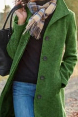 Hnewly - Casual Solid Patchwork Turn-Back Collar Outerwear(4 Colors) Outerwear/Coats & Cardigan