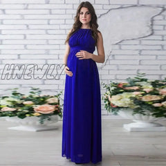 Hnewly Chiffon Pregnancy Dress Maternity Dresses For Shoot Photo Photography Prop Sexy Maxi Gown