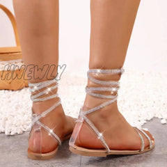 Hnewly - Colour Casual Daily Patchwork Round Comfortable Shoes Shoes Sandals