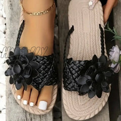 Hnewly - Cream White Casual Patchwork Solid Color Round Comfortable Shoes (Subject To The Actual