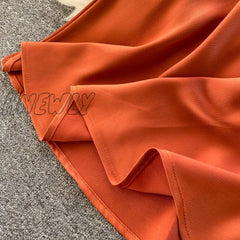 Hnewly Elegant Sexy Backless Lace-Up Pleated Slip Dress Fairy A-Line Summer Beach Vacation Vestidos