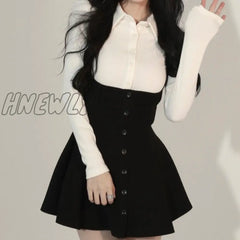 Hnewly Elegant Sexy Party Dress Women Vintage Designer Chic Mini Casual Korean Fashion High Waist