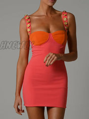 Hnewly Elegant Strapless Sexy Bodycon Maxi Dress Women Sleeveless Backless Long Party Slim Casual