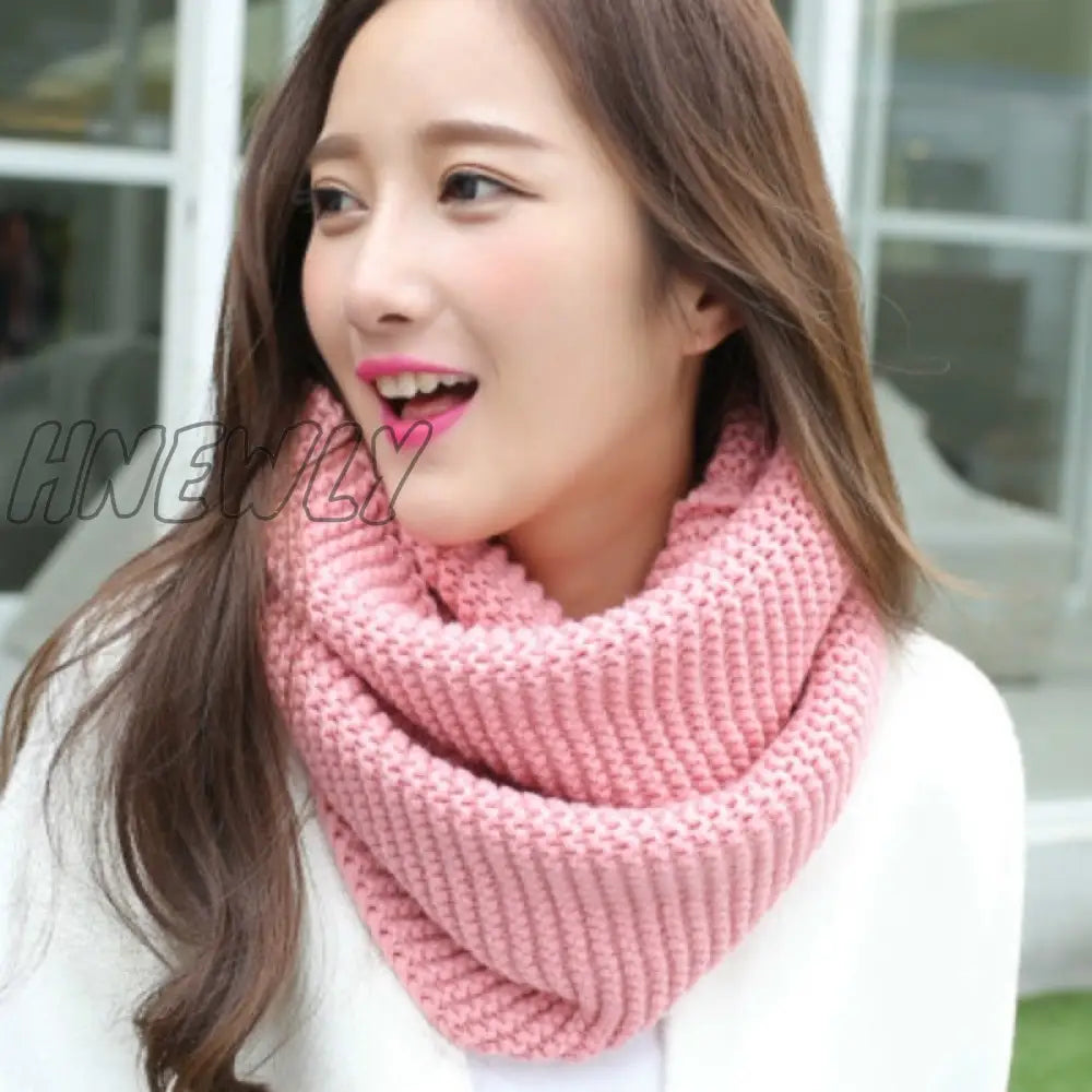 Hnewly Fashion New Unisex Winter Scarf Knitted Scarves Collar Neck Warmer Womenâs