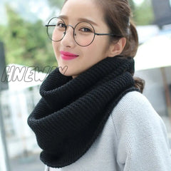 Hnewly Fashion New Unisex Winter Scarf Knitted Scarves Collar Neck Warmer Womenâs