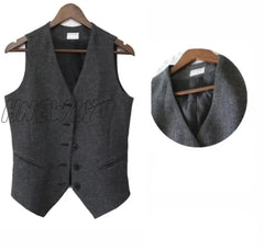 Hnewly Fashion Women’s Outer Retro Woolen Short Casual Vest