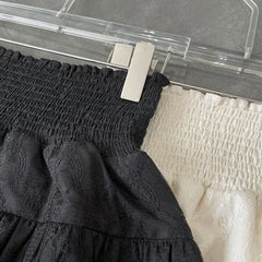 Hnewly High Waist Skirts Women Spring Summer Lovely Preppy Style Ruffles Holiday Chic Mini Hotsweet