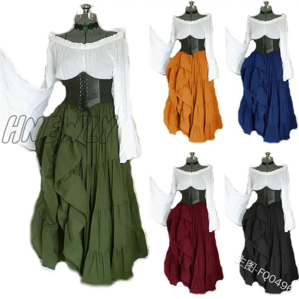 Hnewly Masquerade Victorian Gothic Queen Evening Dress Medieval Renaissance Elf Princess Lolita