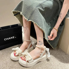 Med Open Toe Fashion Womens Shoes 2024 Clogs Wedge Clear Heels Beige Heeled Sandals Buckle Strap