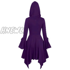 Hnewly Medieval Cosplay Gothic Halloween Costumes For Women Dress Witch Middle Ages Renaissance