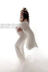Hnewly Mermaid Maternity Dresses For Photo Shoot Pregnant Women Pregnancy Dress Photography Props