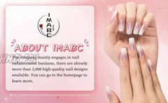 Hnewly Metallic Square Short Length Dating Press On Nails Women Or Girl Artficial Fashion Stick