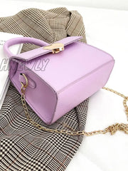 Hnewly - Minimalist Flap Satchel Bag Women Satchels Women-Satchels