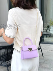 Hnewly - Minimalist Flap Satchel Bag Women Satchels Women-Satchels