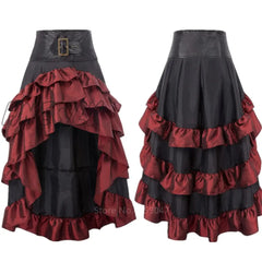 Hnewly New Halloween Costumes For Women Adult Medieval Dress Vintage Renaissance Ruffle Skirt