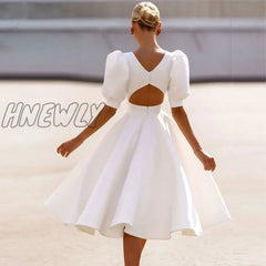 Hnewly New Year Chrismas White Dresses For Female Clothes Summer Sexy Backless Women Dress Party