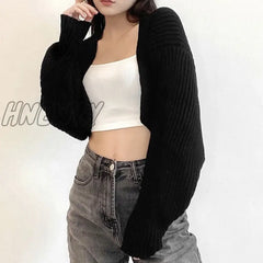 Hnewly Open Front Solid Color Womenbolero Shrug Cardigan Cropped Casual Bolero For Everyday Date